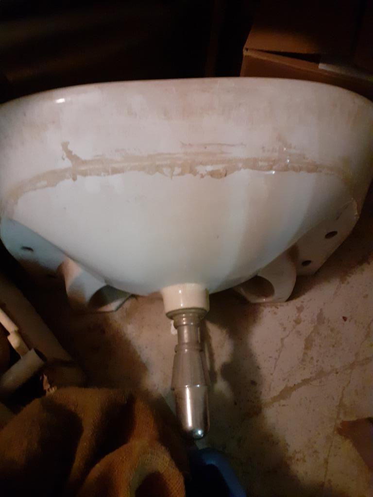 lavabo, Enlèvement, Utilisé, Pierre, Lavabo