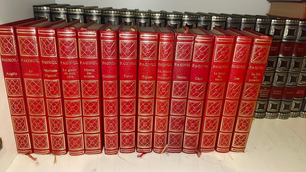 Marcel Pagnol Collection (14 delen) — roodgouden banden, Verzenden, Zo goed als nieuw, Europa overig