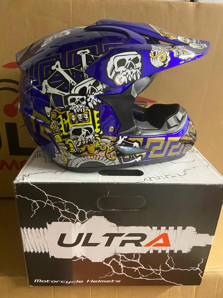 🚀Nieuw🚀Motorcross Helm Ultra Motocross XS/S/M/L/XL, Motoren, Kleding | Motorhelmen, Dames, Heren, Kinderen, Offroadhelm, Nieuw met kaartje