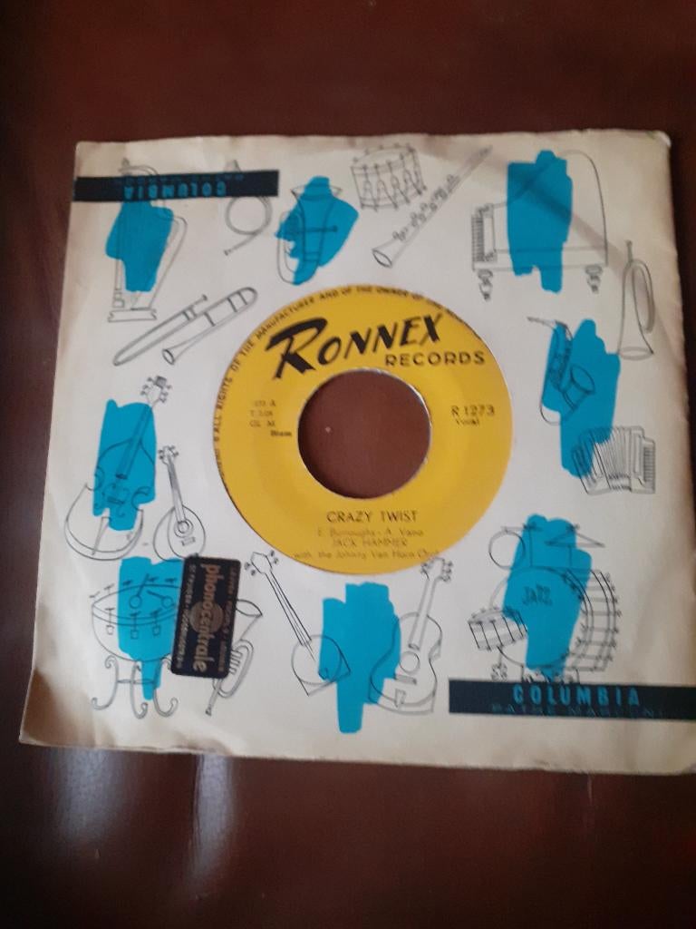 45T Jack Hammer : Crazy twist / Twist talk (Belpop), Ophalen of Verzenden