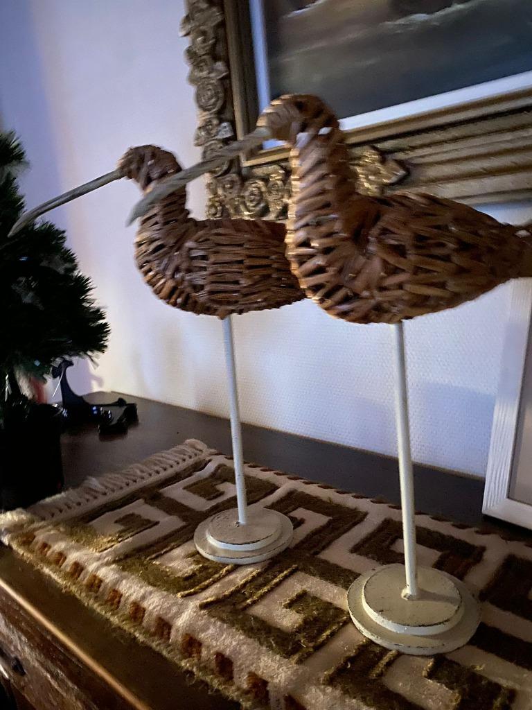 Houten vogels decoratie, Ophalen