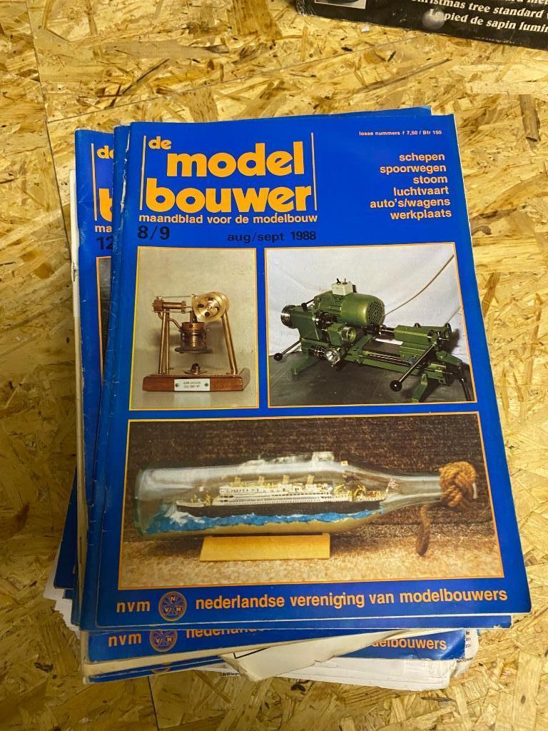 Lot tijdschriften "De Modelbouwer", Envoi, Utilisé, Autres types, Autres marques