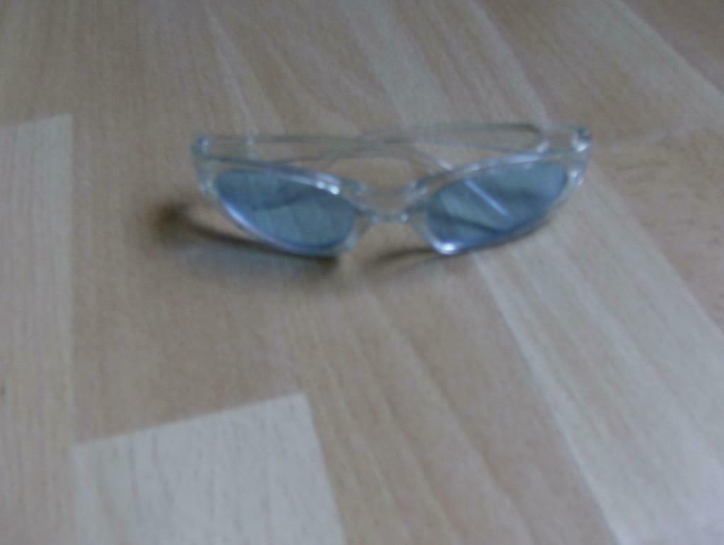 zonnebril blauw, Ophalen of Verzenden, Gebruikt