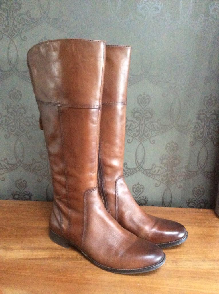 Bottes Tamaris 39 cognac, Tamaris, Enlèvement ou Envoi, Comme neuf, Brun