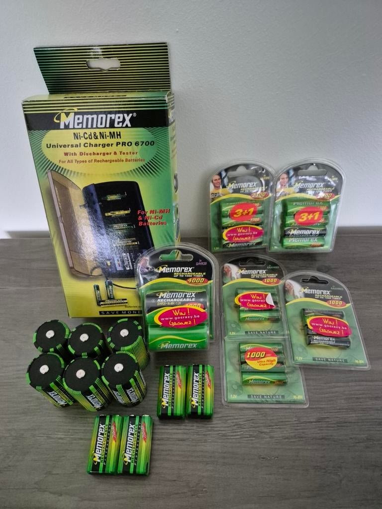 Batterij oplader + batterijen., Enlèvement
