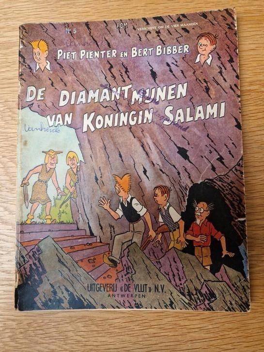 De diamantmijnen van koningin Salami - Piet Pienter en Bert, Ophalen of Verzenden, Gelezen
