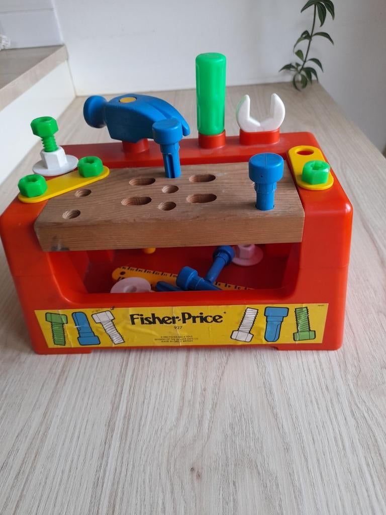 Vintage werkbank, Fisher Price, Ophalen