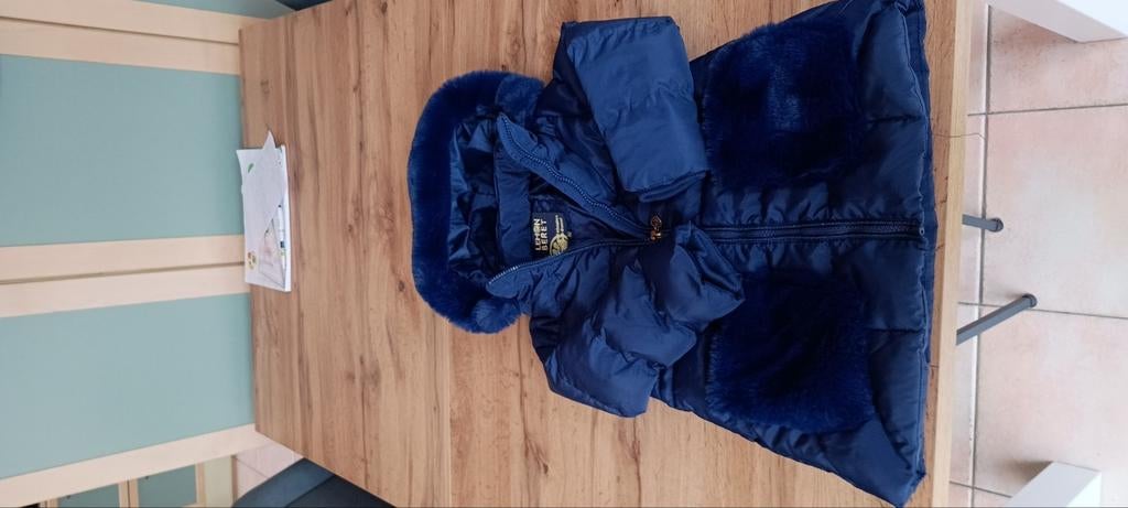 Lemon beret jas blauw maat 104/110, Ophalen, Zo goed als nieuw, Jas