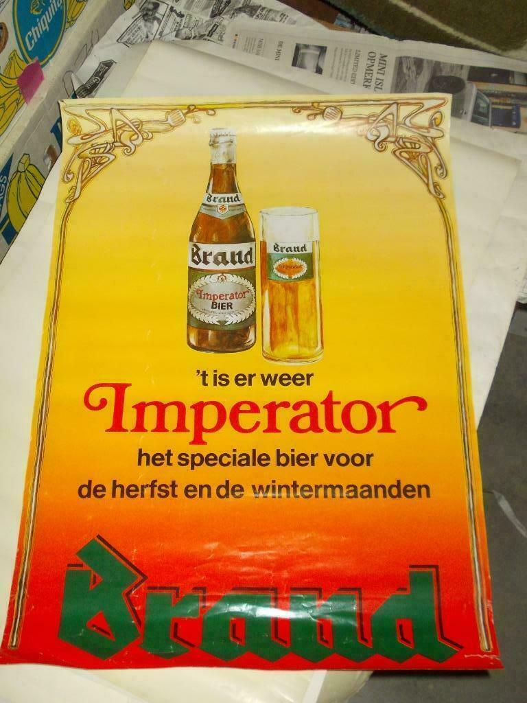 Beersign.Reclame Poster.Brand Imperator, Ophalen of Verzenden, Gebruikt, Reclamebord