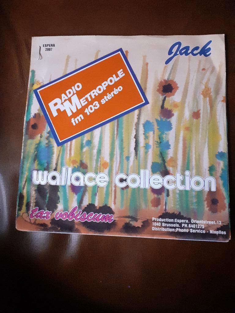 45T Wallace Collection : Jack / Tax vobiscum (Belpop), Ophalen of Verzenden