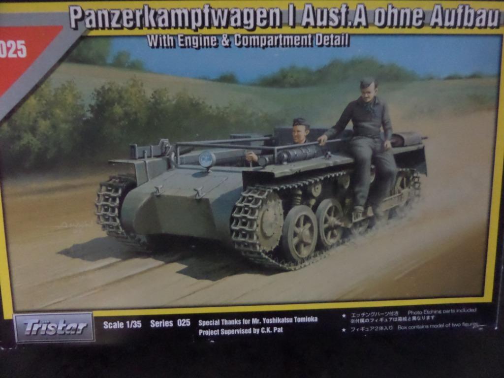 Modelbouw kit Panzerkampfwagen I Ausf. A, Tank, Groter dan 1:32, Nieuw, Ophalen