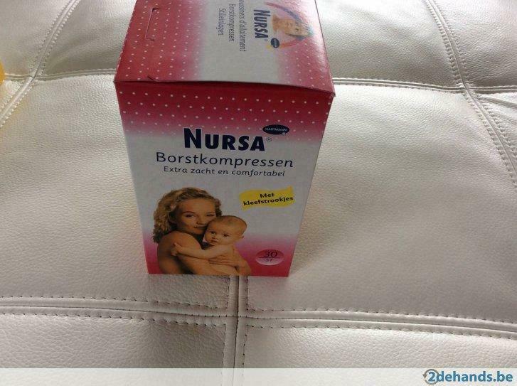 Hartmann Nursa borstcompressen met kleefstrookjes, Neuf, Tire-lait