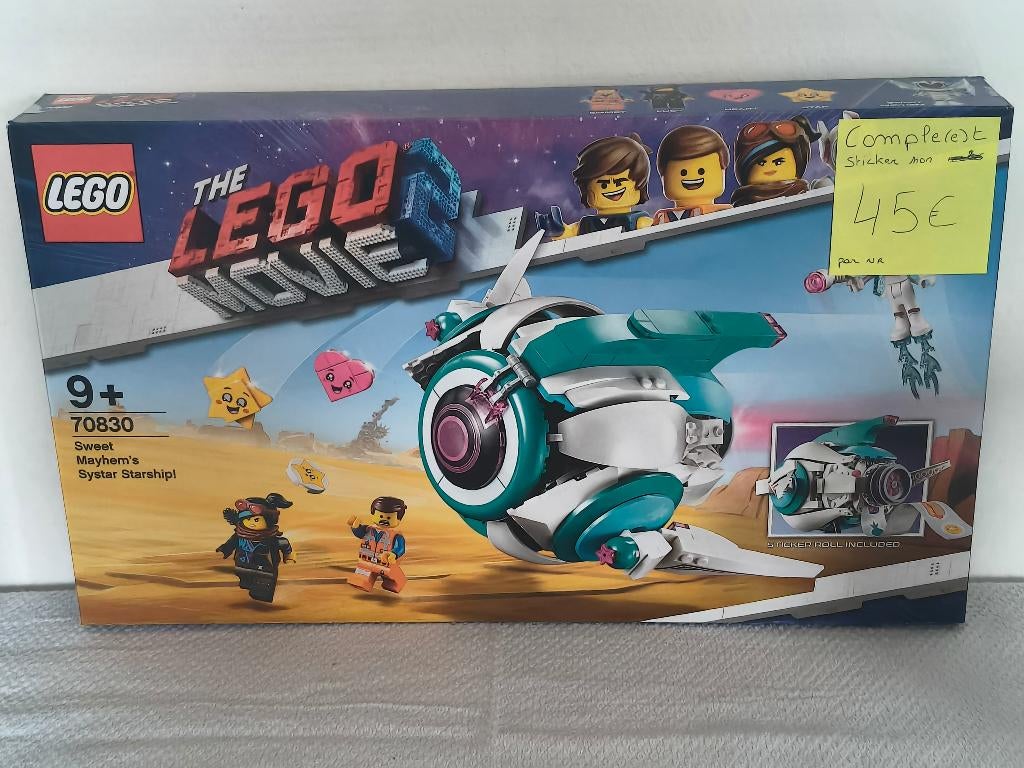 Lego Movie 70830 Le vaisseau spatial Systar de Sweet Mayhem, Enfants & Bébés, Jouets | Duplo & Lego, Utilisé, Lego, Enlèvement ou Envoi