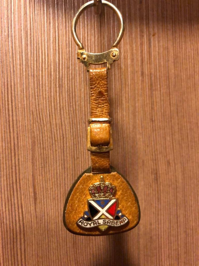 Porte-clés en cuir Sabena vintage années 1950, Enlèvement ou Envoi, Comme neuf
