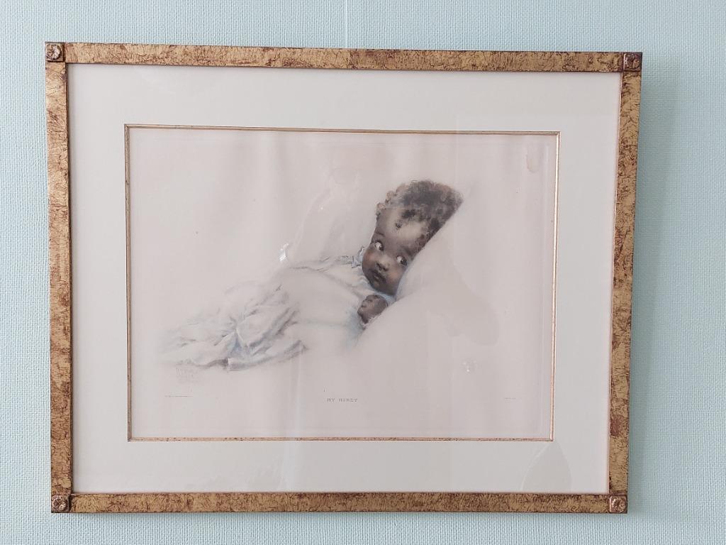 Bessie Pease Gutmann - My Honey 756 ingekaderd, Antiek en Kunst, Ophalen