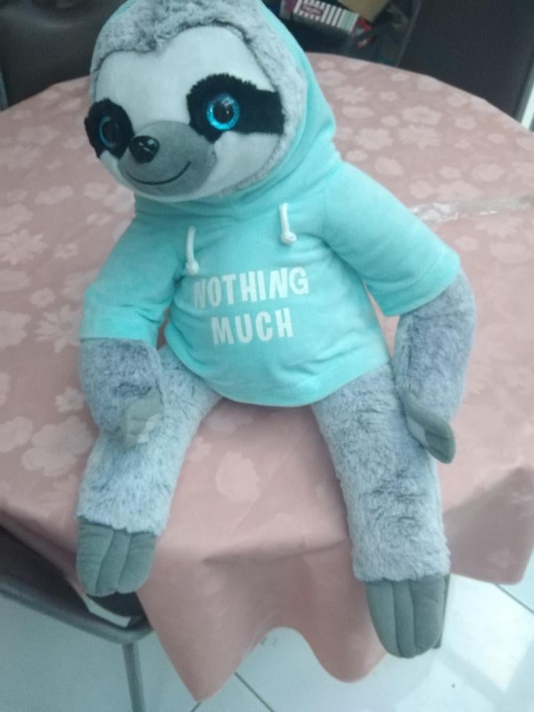 knuffel luiaard grote 65 cm, Ophalen of Verzenden, Nieuw