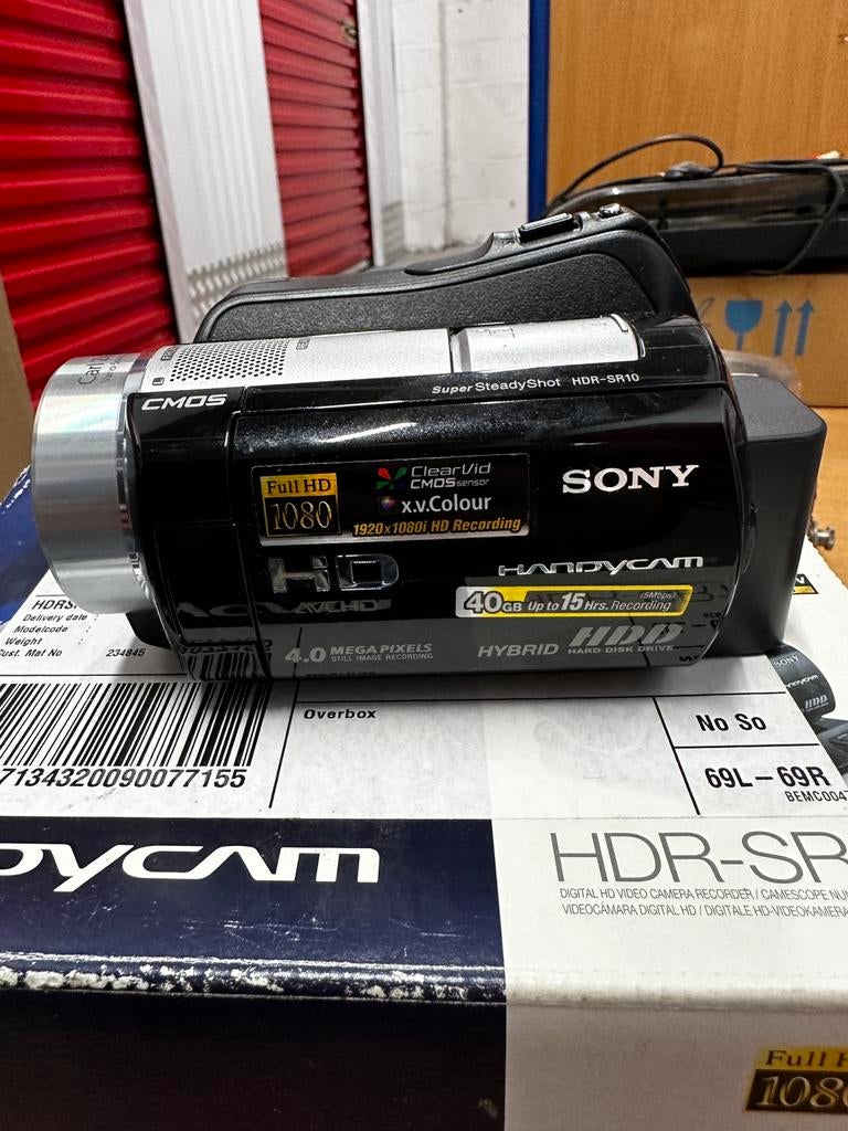 Caméscope Sony HDR-SR10E, Audio, Tv en Foto, Full HD, Harde schijf, Ophalen of Verzenden, Zo goed als nieuw