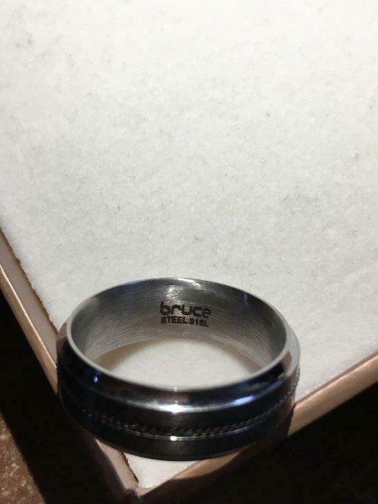 bruce 316l steel heren ring, Ophalen of Verzenden, Nieuw