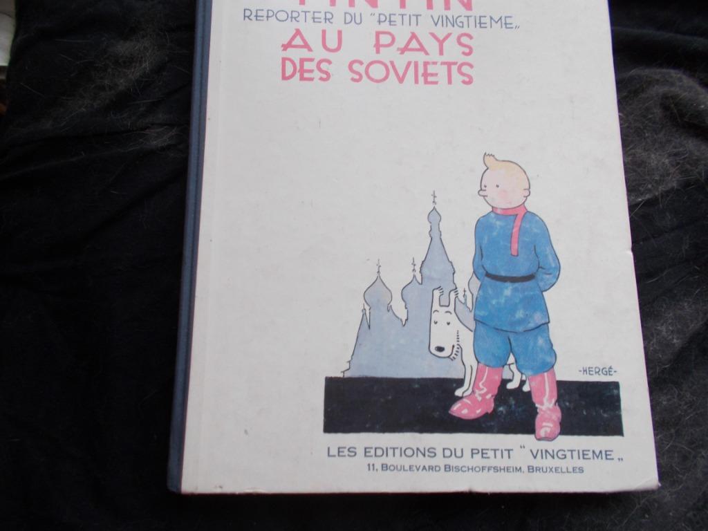 Tintin au Pays des Soviets    (N&B), Une BD, Enlèvement, Comme neuf, Hergé