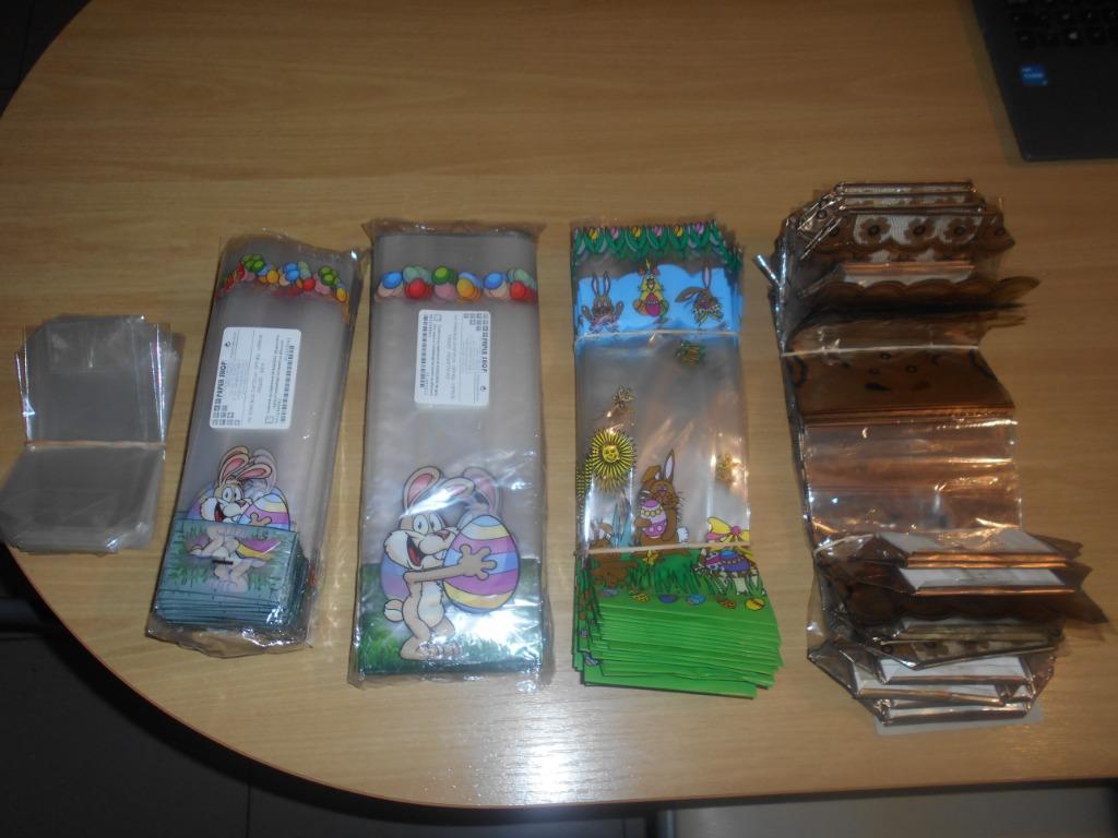 EMBALLAGES BONBONS / PRALINES EN CELLOPHANE (sachets décorés, Enlèvement