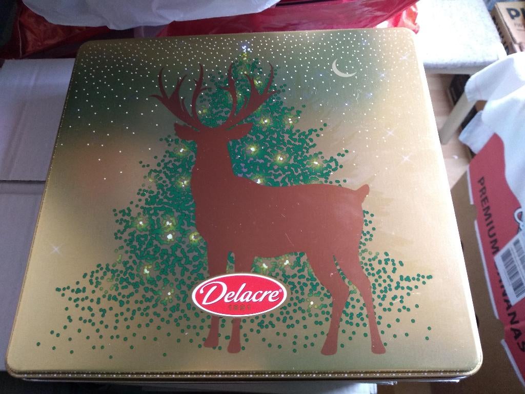 vele blikken kerst koekjes thee dozen potjes nieuwjaar, Verzamelen, Ophalen of Verzenden, Zo goed als nieuw, Koek(jes)