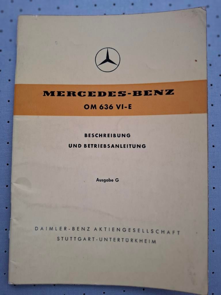 Mercedes 180D (ponton) motorblok onderhoud, Ophalen