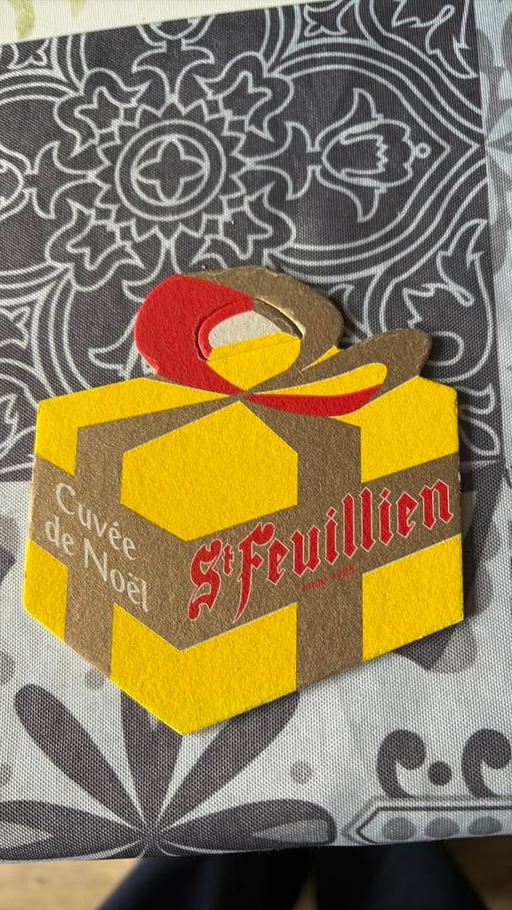 Tapis à bière St Feuillien, Collections, Enlèvement, Comme neuf, Sous-bock, Autres marques