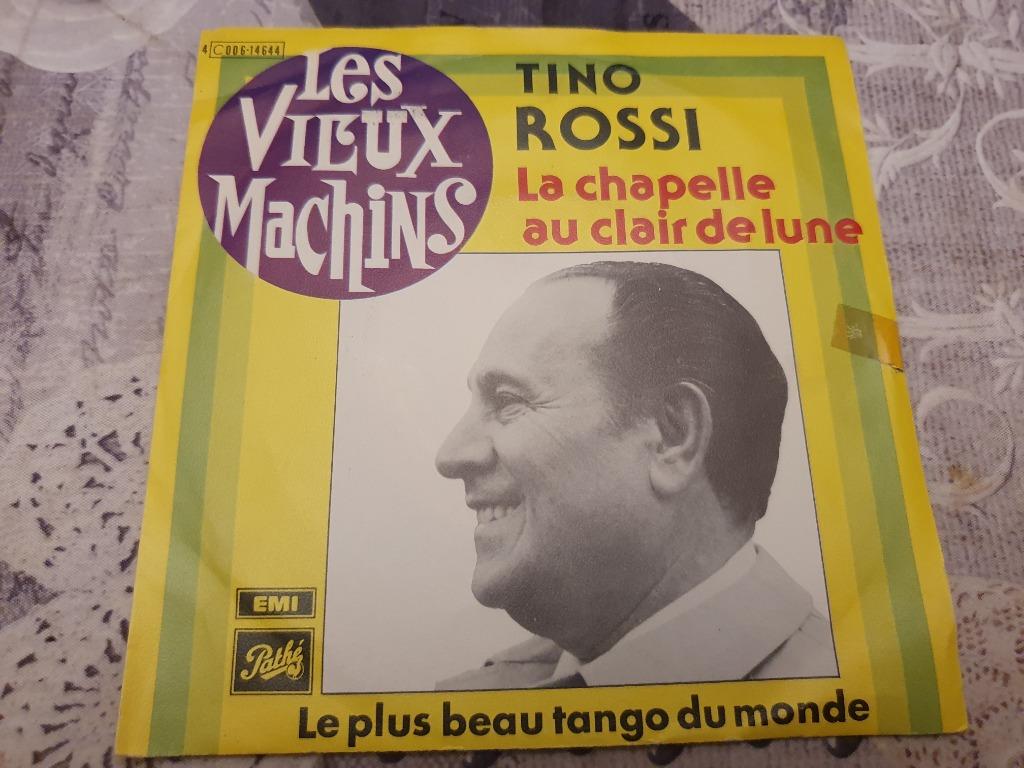 Disque vinyl 45 tours Tino Rossi La Chapelle Au Clair De Lun, Ophalen of Verzenden, Zo goed als nieuw