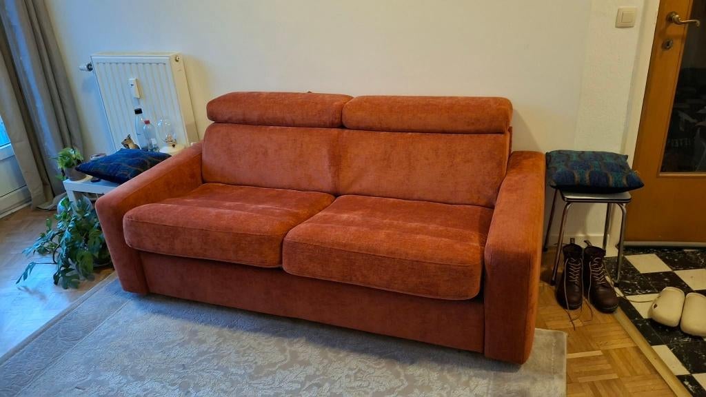 Canapé convertible Bobochic bonne affaire, Tissus, 125 à 150 cm, Comme neuf, Enlèvement