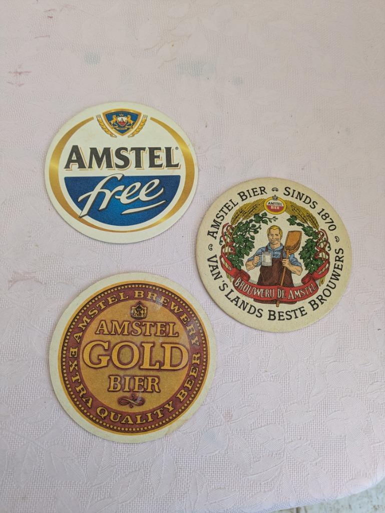 Amstel, Verzamelen, Biermerken, Ophalen of Verzenden, Zo goed als nieuw, Viltje(s), Amstel