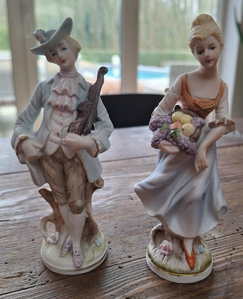 figurines en porcelaine à biscuits, Enlèvement ou Envoi
