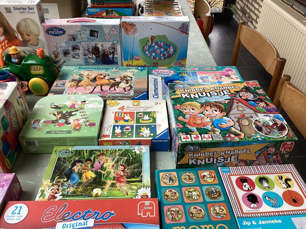 Puzzel en Spelen, Ophalen, Gebruikt, 10 tot 50 stukjes, Van hout