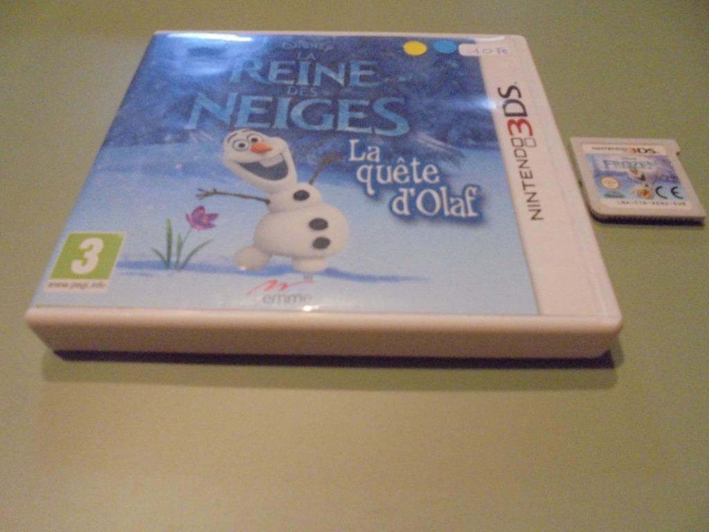 3DS Disney La Reine des Neiges La Quête d'Olaf (original), Enlèvement ou Envoi, Utilisé, À partir de 3 ans
