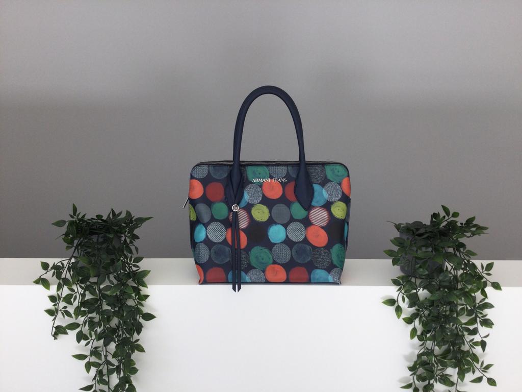 Handtas Armani Jeans, Ophalen of Verzenden, Zo goed als nieuw, Blauw, Handtas