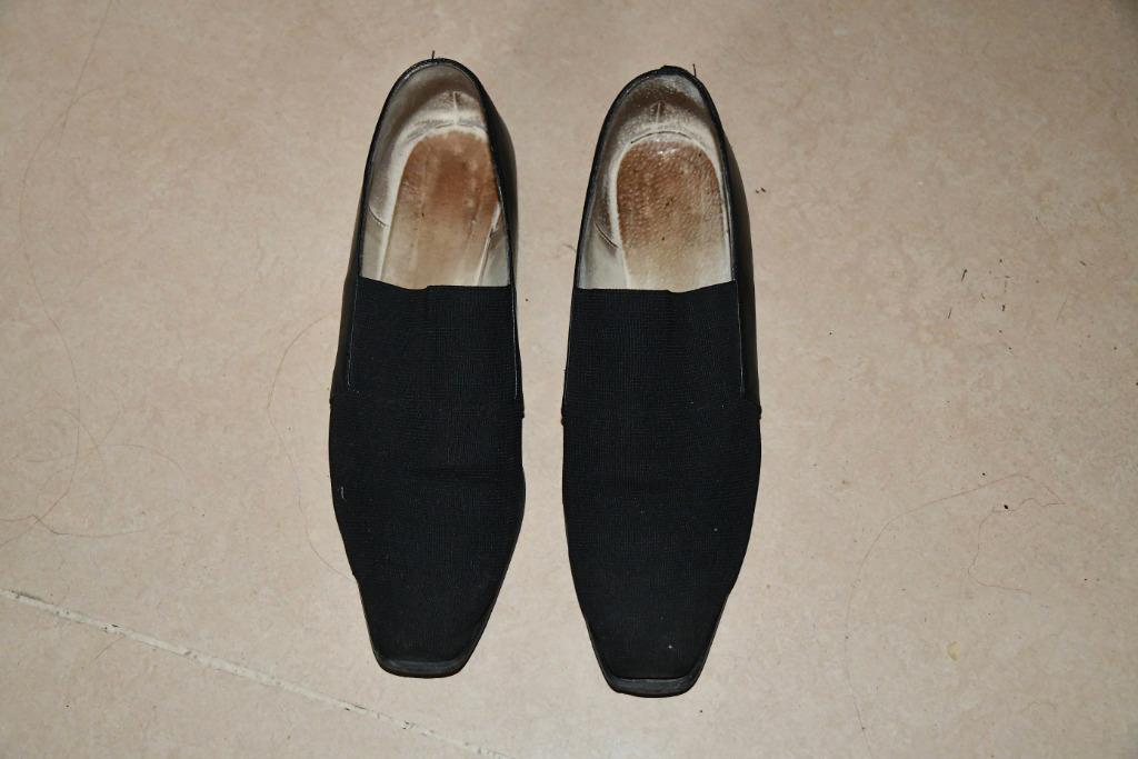 Lage zwarte damesschoenen - maat 44, Vanluechene, Schoenen met lage hakken, Zwart, Ophalen of Verzenden