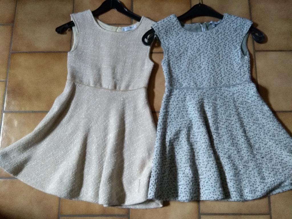 jurk winterjurk glitter maat 134, Kinderen en Baby's, Ophalen of Verzenden, Gebruikt, Meisje, Jurk of Rok
