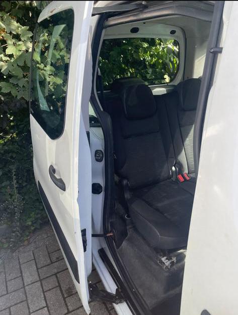 Citroen Berlingo, Stof, Zwart, Citroën, Wit