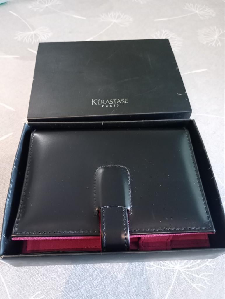 Coffret agenda, Ophalen of Verzenden, Nieuw, Zwart, Leder