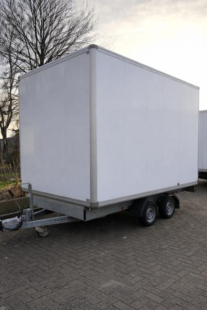 aanhangwagen 3500 KG 20m³ dubbel as, Auto diversen, Aanhangers en Bagagewagens, Ophalen, Zo goed als nieuw