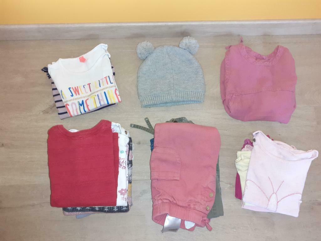 Pakket meisjes kleren maat 86 met 22 stuks, WE, Enlèvement ou Envoi, Ensemble, Utilisé