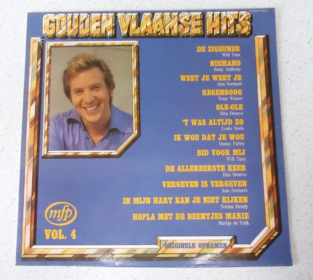 LP  "Gouden Vlaamse Hits !" Volume 4 anno 1975., Ophalen of Verzenden, Gebruikt, 12 inch, Levenslied of Smartlap