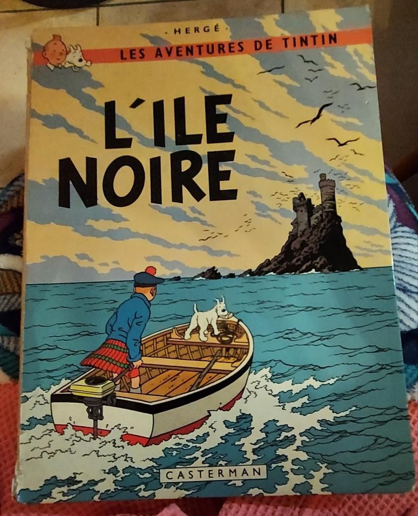 Tintin et île noire complet mais abîmé, Enlèvement ou Envoi