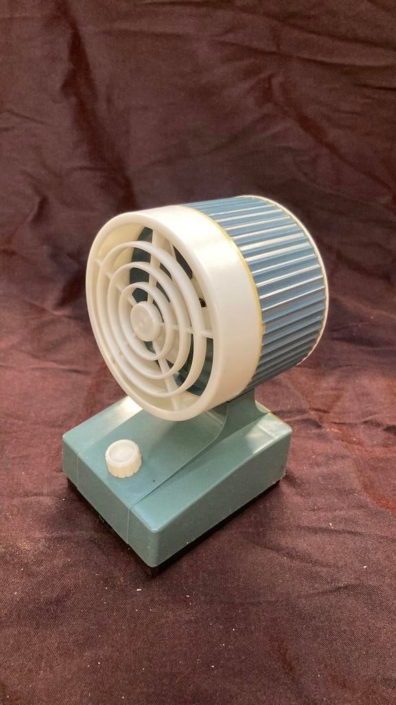 Retro mini fan ventilator, Ophalen of Verzenden, Gebruikt, Tafelventilator