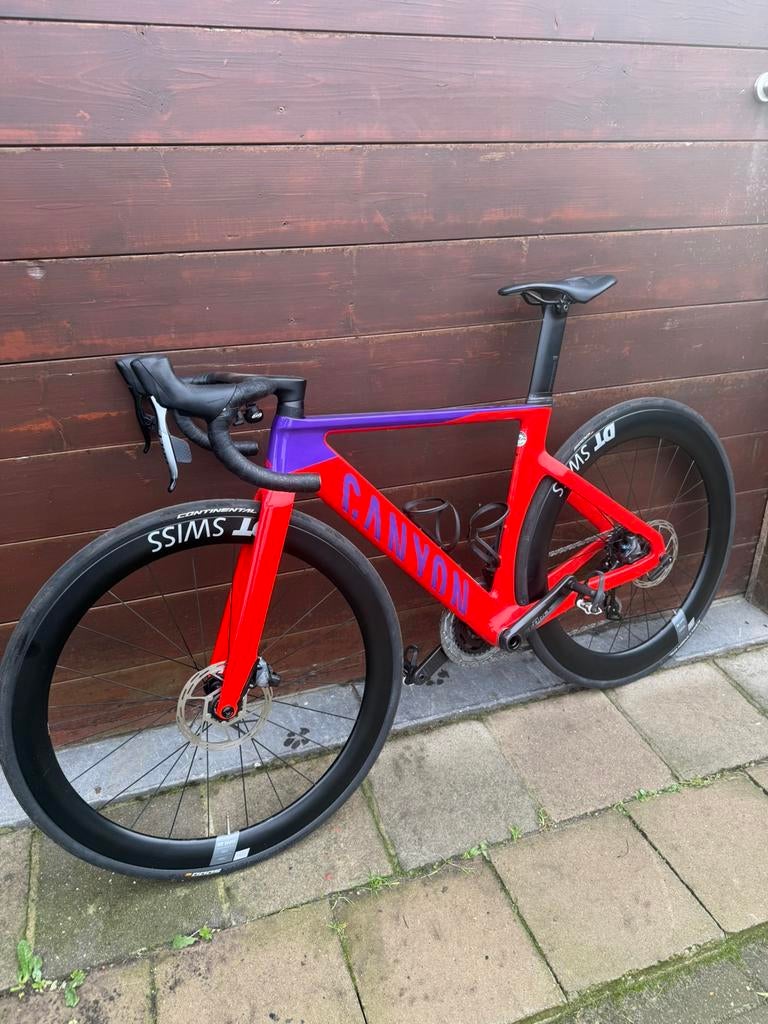 Canyon Aeroad CF SLX 8 Disc eTap, Fietsen en Brommers, Fietsen | Racefietsen, Ophalen, Zo goed als nieuw