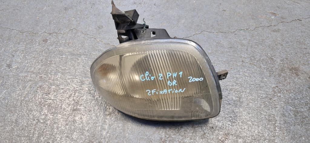 PHARE DROIT RENAULT CLIO 2 PHASE 1 optique passager, Enlèvement, Renault