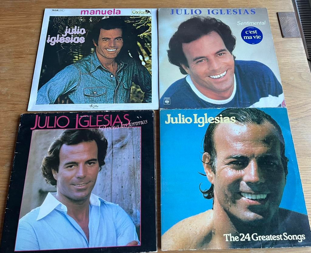 Lp’s  tom jones / julio iglesias / humperdinck, Ophalen, Gebruikt