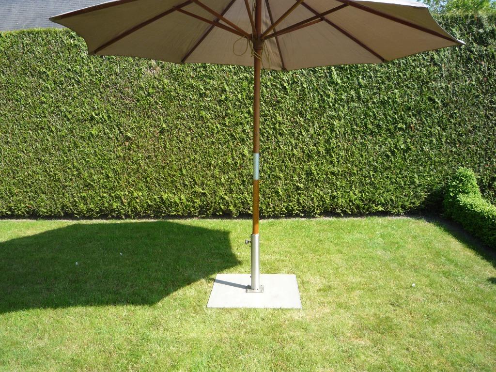Zware Parasolvoet in inox, Enlèvement, Neuf, Base de parasol