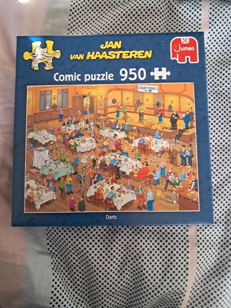 Puzzel jan van haasteren darts, Enlèvement, 500 à 1500 pièces, Neuf, Puzzle