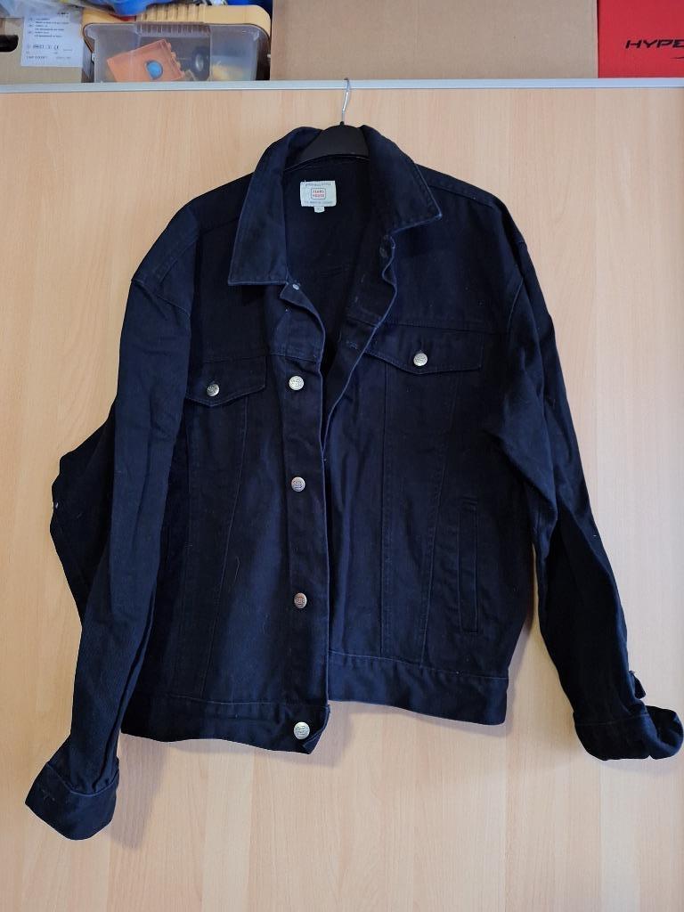 Zwarte jeans vest XL, Kleding | Heren, Ophalen of Verzenden, Gedragen, Zwart, Jens House