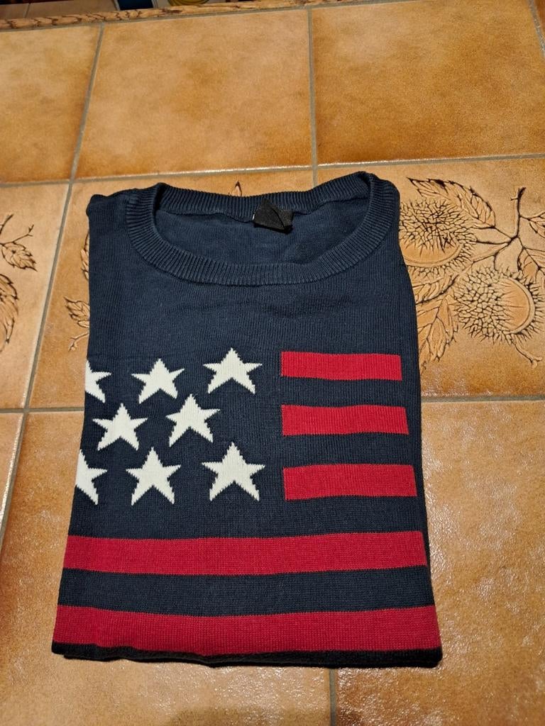 Pull col rond marine Chapter Young 158-164, Garçon, Enlèvement ou Envoi, Pull ou Veste, Chanter Young